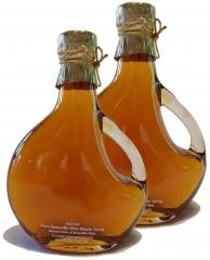 Two 500ml Oval Glass Bottles