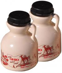 Two Half-Pint Plastic Jugs